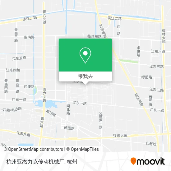 杭州亚杰力克传动机械厂地图