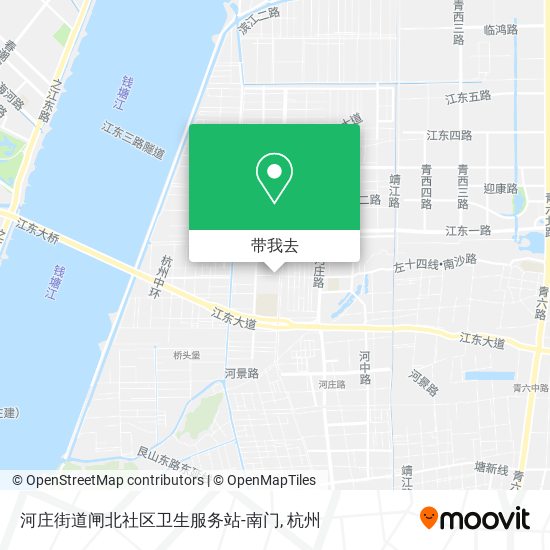 河庄街道闸北社区卫生服务站-南门地图