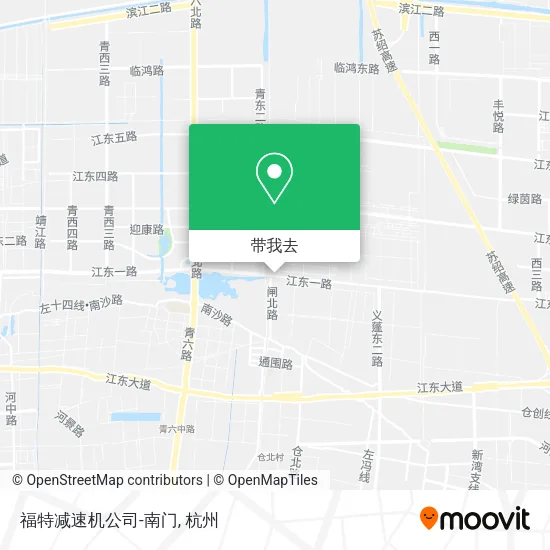 福特减速机公司-南门地图