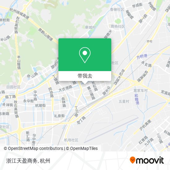 浙江天盈商务地图