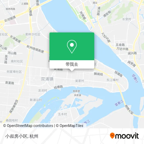 小叔房小区地图