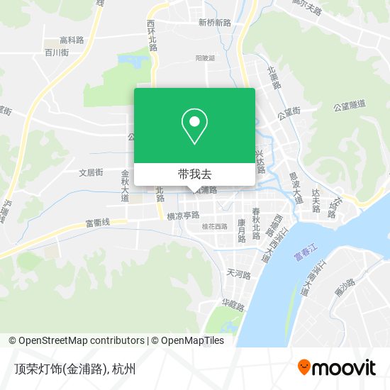 顶荣灯饰(金浦路)地图