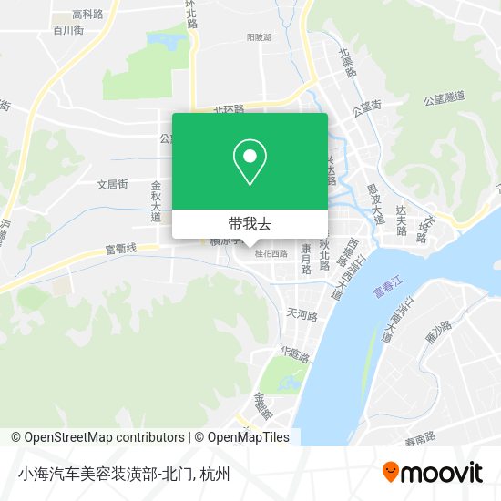 小海汽车美容装潢部-北门地图