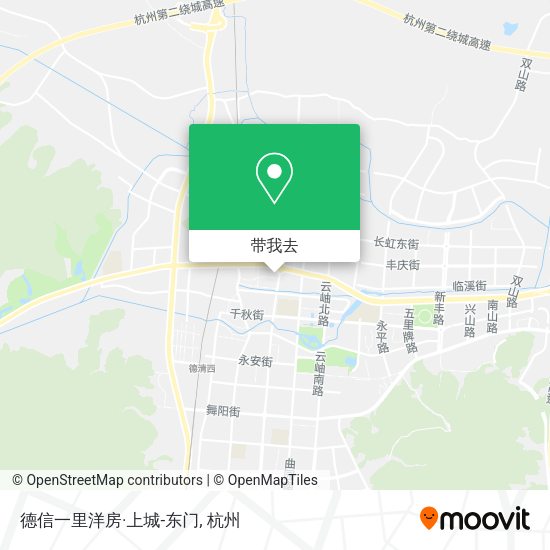 德信一里洋房·上城-东门地图