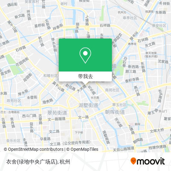 衣舍(绿地中央广场店)地图
