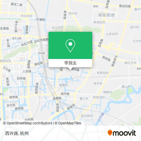 西许路地图