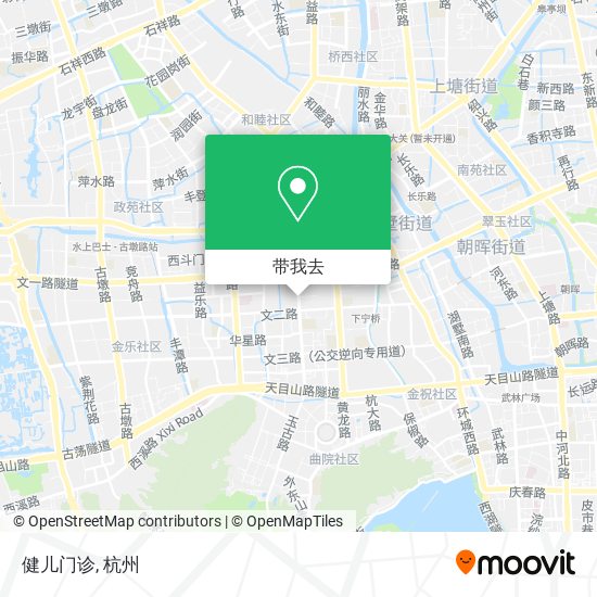 健儿门诊地图