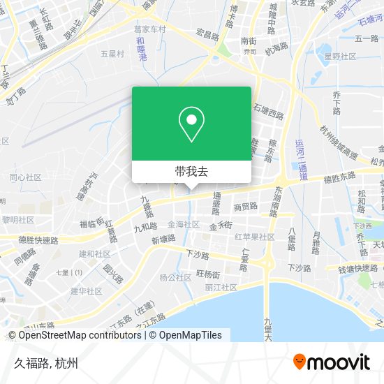 久福路地图