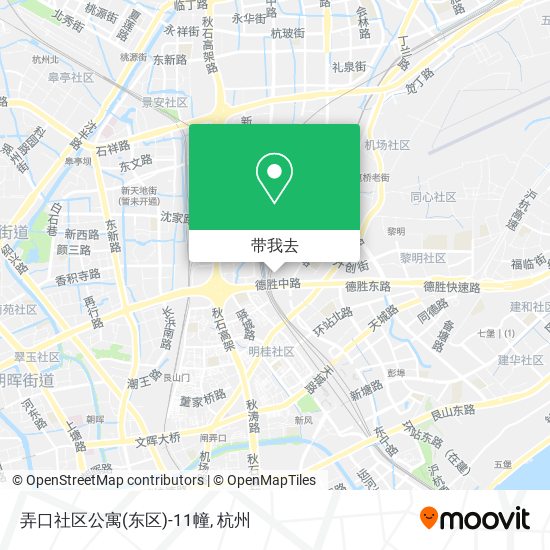 弄口社区公寓(东区)-11幢地图