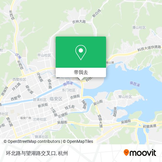 环北路与望湖路交叉口地图