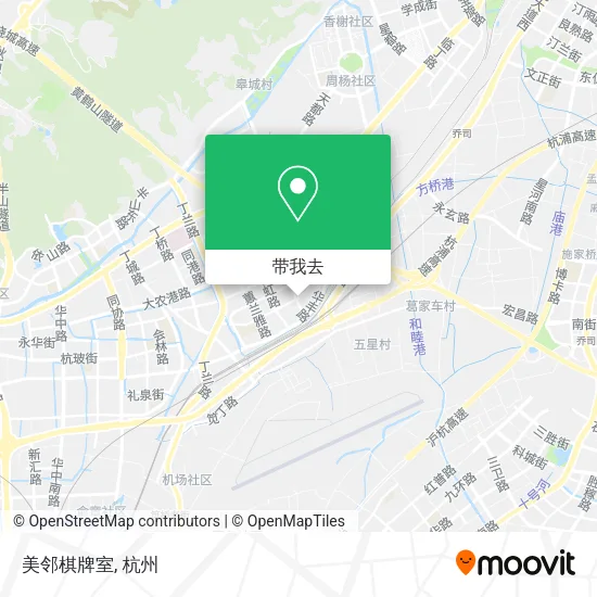 美邻棋牌室地图