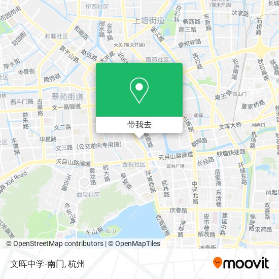 文晖中学-南门地图