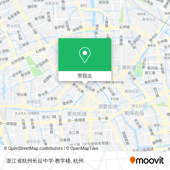 浙江省杭州长征中学-教学楼地图