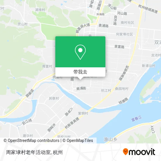 周家埭村老年活动室地图