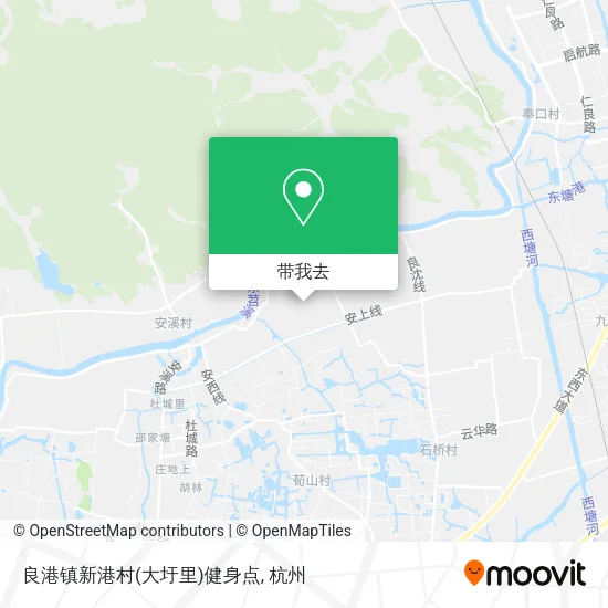 良港镇新港村(大圩里)健身点地图