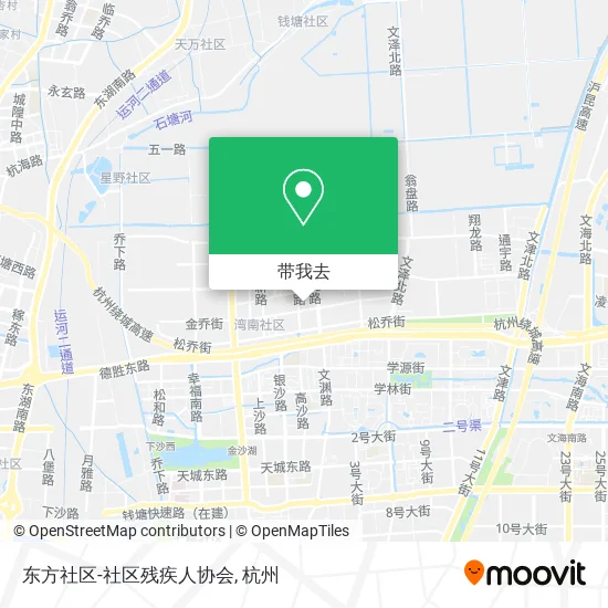 东方社区-社区残疾人协会地图