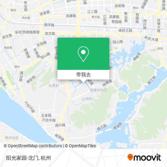 阳光家园-北门地图