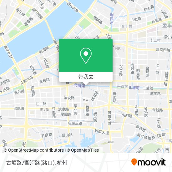 古塘路/官河路(路口)地图