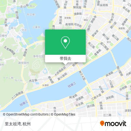 里太祖湾地图