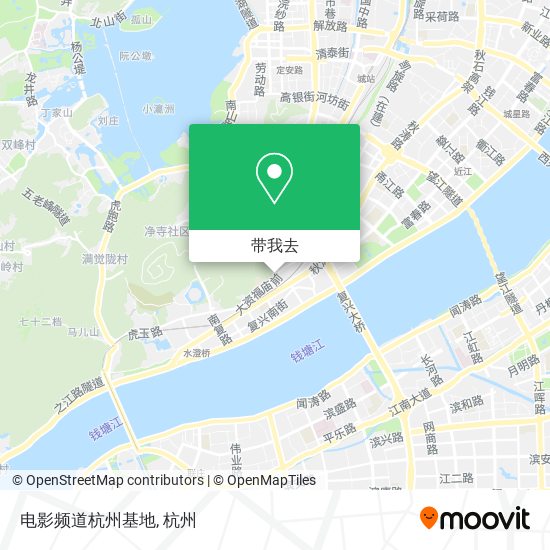 电影频道杭州基地地图