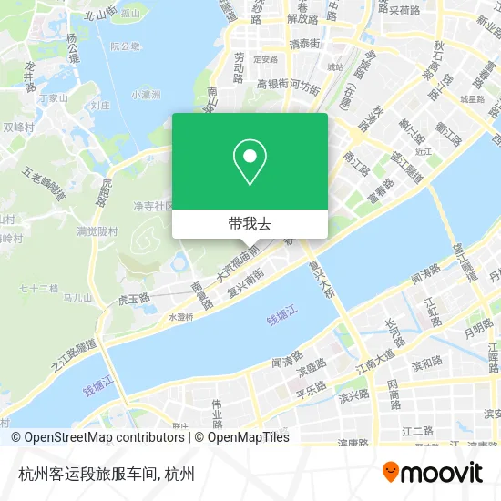 杭州客运段旅服车间地图