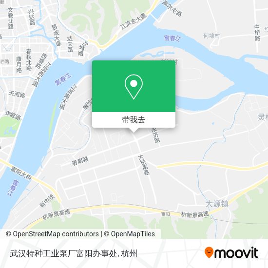 武汉特种工业泵厂富阳办事处地图