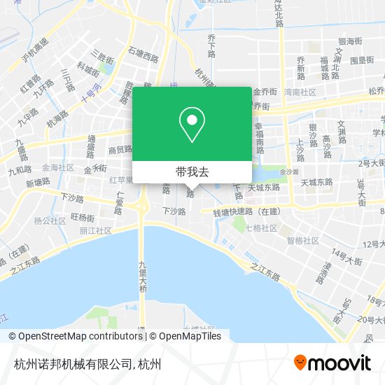 杭州诺邦机械有限公司地图