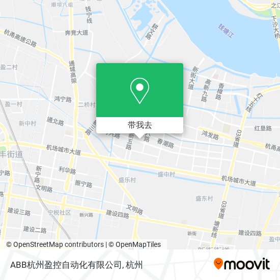 ABB杭州盈控自动化有限公司地图