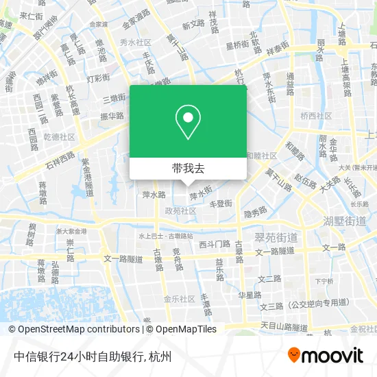 中信银行24小时自助银行地图