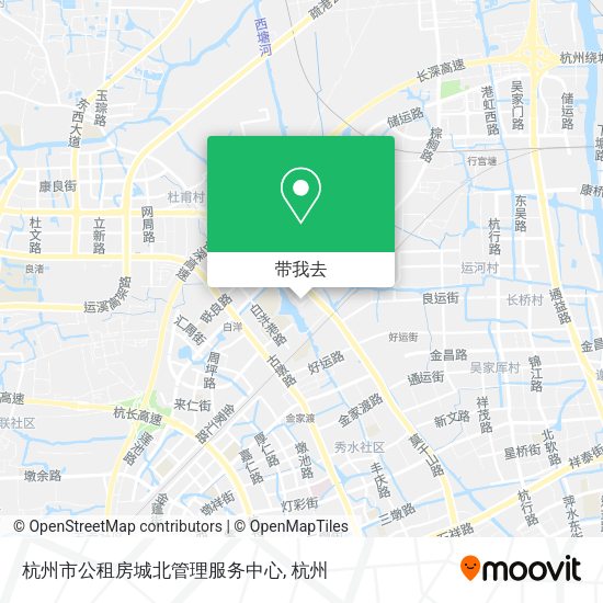 杭州市公租房城北管理服务中心地图