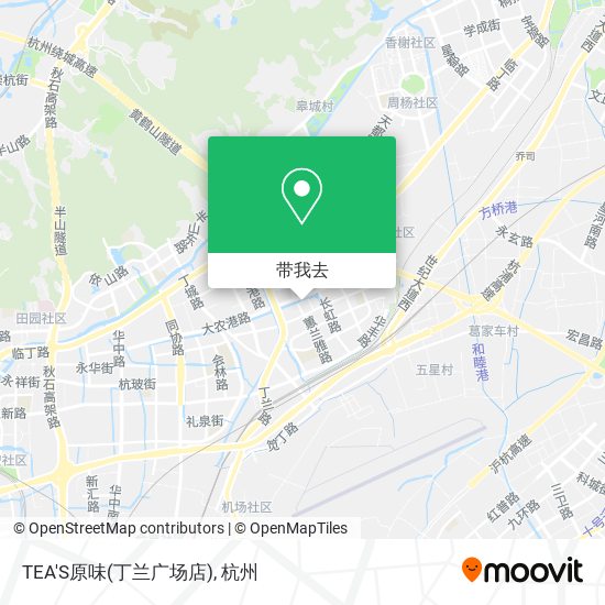 TEA'S原味(丁兰广场店)地图