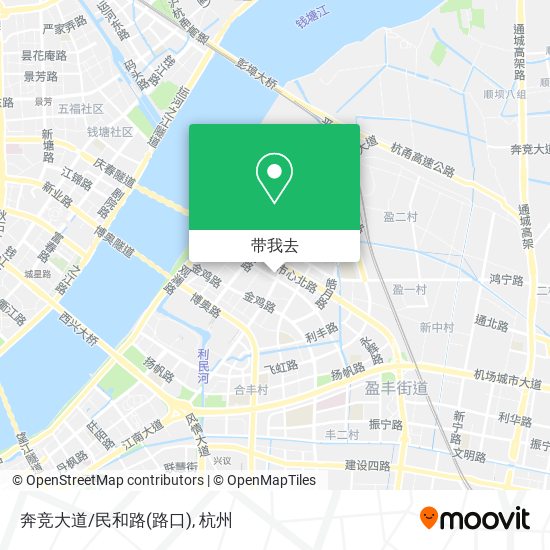 奔竞大道/民和路(路口)地图