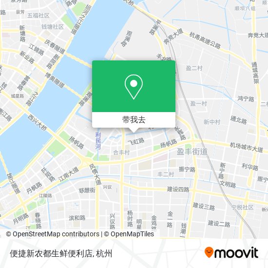 便捷新农都生鲜便利店地图
