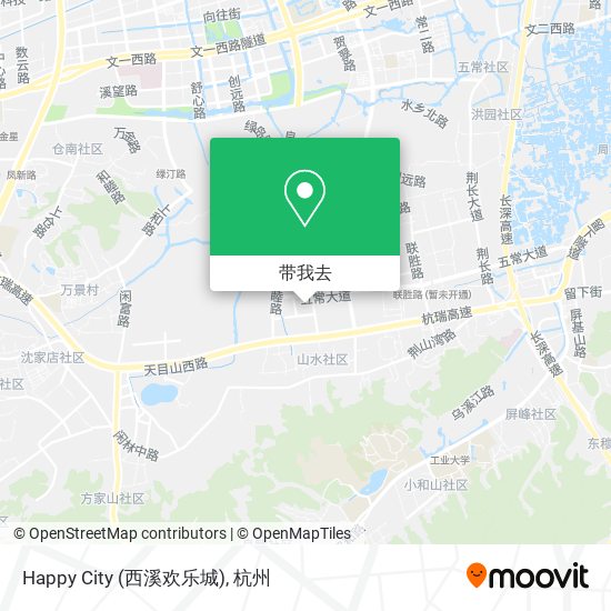 Happy City (西溪欢乐城)地图