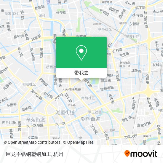 巨龙不锈钢塑钢加工地图