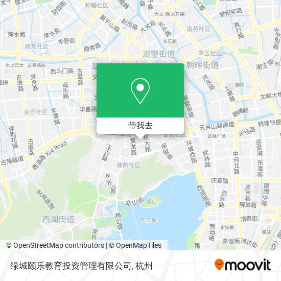 绿城颐乐教育投资管理有限公司地图