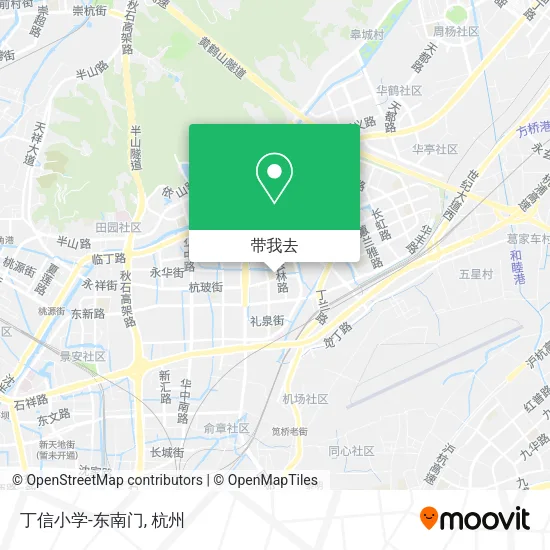丁信小学-东南门地图