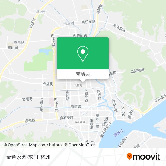 金色家园-东门地图