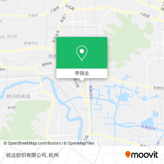 祝达纺织有限公司地图