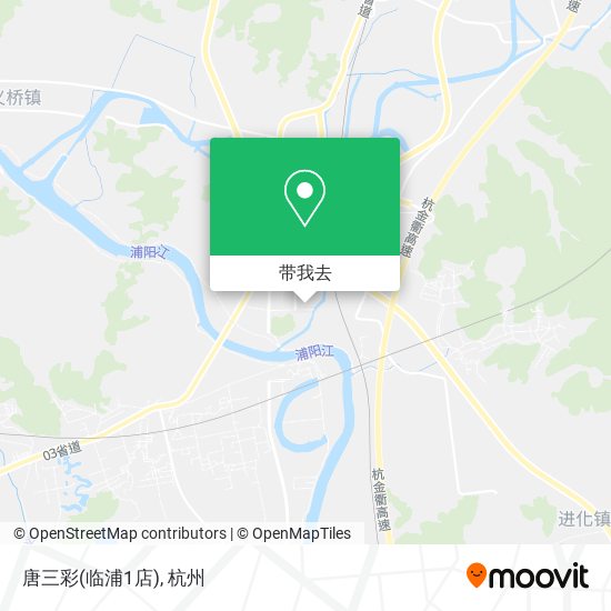 唐三彩(临浦1店)地图
