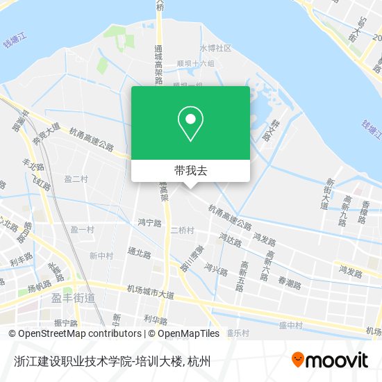 浙江建设职业技术学院-培训大楼地图