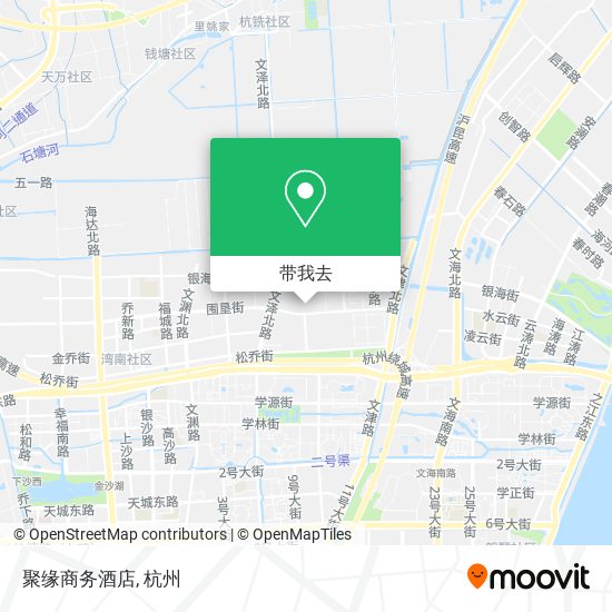 聚缘商务酒店地图