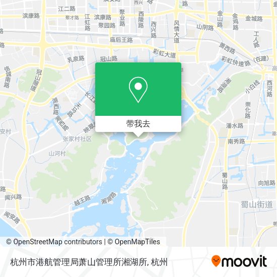 杭州市港航管理局萧山管理所湘湖所地图