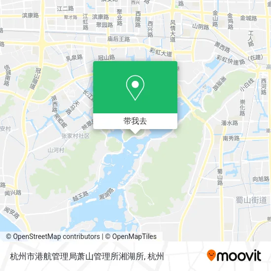 杭州市港航管理局萧山管理所湘湖所地图