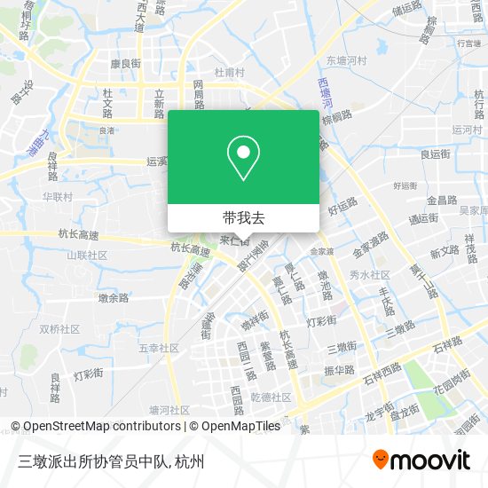三墩派出所协管员中队地图