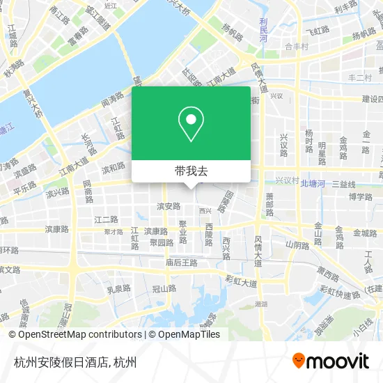 杭州安陵假日酒店地图