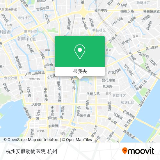 杭州安麒动物医院地图