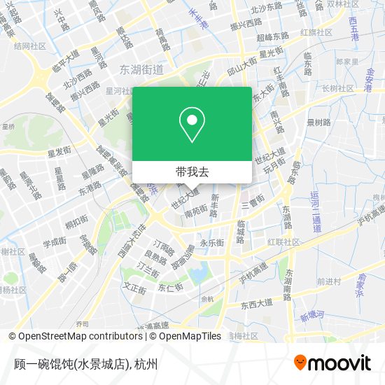 顾一碗馄饨(水景城店)地图