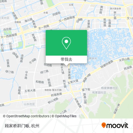 顾家桥斟门畈地图