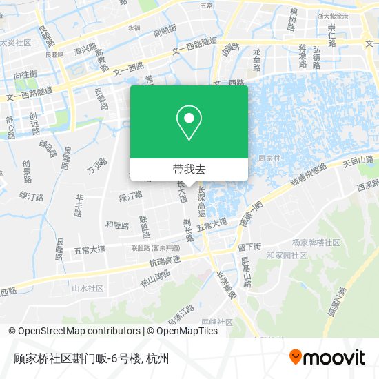 顾家桥社区斟门畈-6号楼地图
